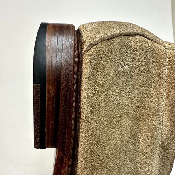 EXCELLENT Alden Restoration 1494 Unlined Chukka Boot (Tan Suede) Made in USA 13 - Picture 11 of 11